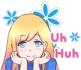 HAPPY LOVELY GIRL! (ENG) sticker #9504167