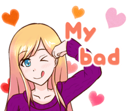 HAPPY LOVELY GIRL! (ENG) sticker #9504172