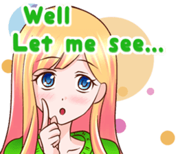 HAPPY LOVELY GIRL! (ENG) sticker #9504175