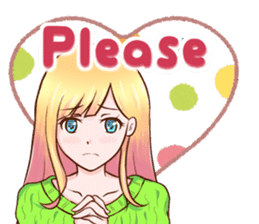 HAPPY LOVELY GIRL! (ENG) sticker #9504180