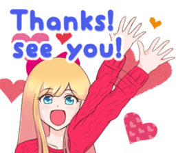 HAPPY LOVELY GIRL! (ENG) sticker #9504183