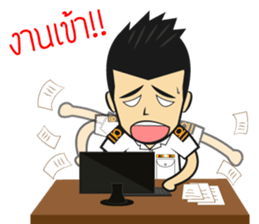 Marine Thai sticker #9504476