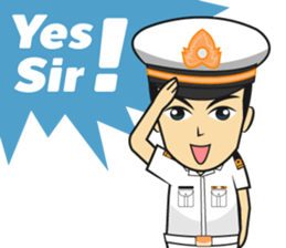 Marine Thai sticker #9504481