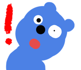 Picture book bear sticker #9504706