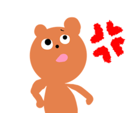 Picture book bear sticker #9504714