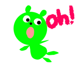 Picture book bear sticker #9504726