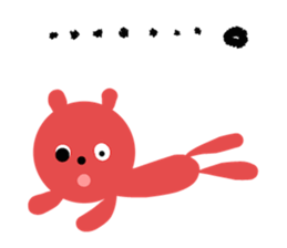 Picture book bear sticker #9504729