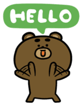 Yabee Bear (English) sticker #9504916