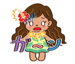 ALOHA HULA GIRL! sticker #9505034