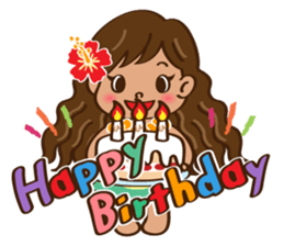 ALOHA HULA GIRL! sticker #9505037