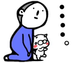 THE DOG AND FRIENDS (>-<)/ sticker #9505699