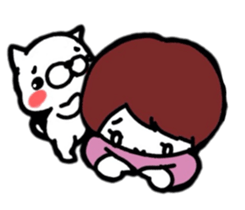 THE DOG AND FRIENDS (>-<)/ sticker #9505702