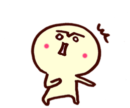 Danjiki-san is cool and loose sticker #9506163