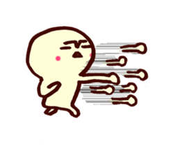 Danjiki-san is cool and loose sticker #9506171