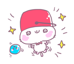 Bowling Cat! Bounya! Snowman sticker #9506434