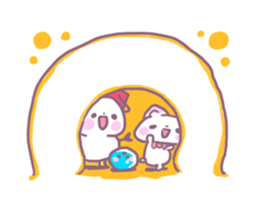 Bowling Cat! Bounya! Snowman sticker #9506438