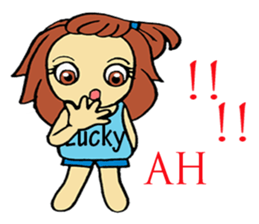 I'm Lucky sticker #9506603