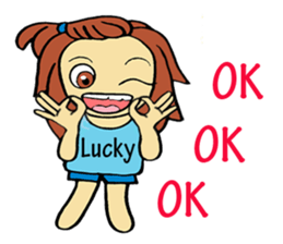 I'm Lucky sticker #9506621