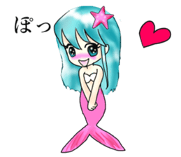 Beautiful & elegant mermaid 5 Japanese sticker #9507459