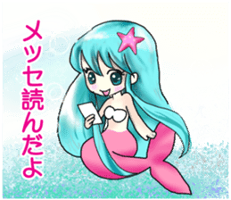 Beautiful & elegant mermaid 5 Japanese sticker #9507461