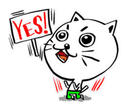 Cat in Pants sticker #9508402