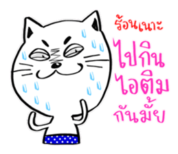 Cat in Pants sticker #9508411