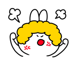 The smile of rabbit 10 sticker #9508785