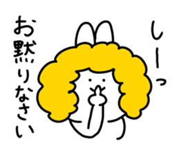 The smile of rabbit 10 sticker #9508793