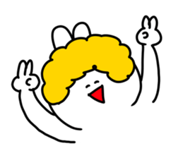 The smile of rabbit 10 sticker #9508801