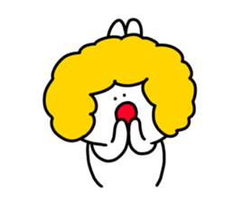 The smile of rabbit 10 sticker #9508811