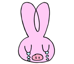Rabbit-Pig sticker #9508874