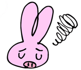Rabbit-Pig sticker #9508875