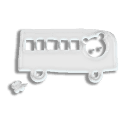 A transparent bear sticker #9508922