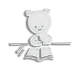 A transparent bear sticker #9508936