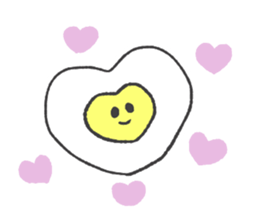 Egg and house and bird sticker #9509107