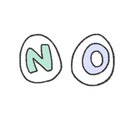 Egg and house and bird sticker #9509116