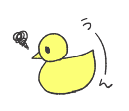 Egg and house and bird sticker #9509117