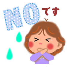 80's girl sticker #9509470