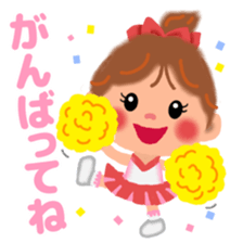 80's girl sticker #9509474