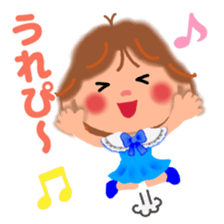 80's girl sticker #9509477