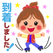 80's girl sticker #9509483