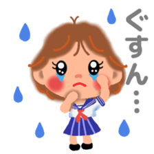 80's girl sticker #9509484