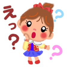 80's girl sticker #9509495