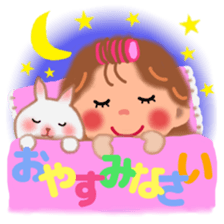 80's girl sticker #9509503