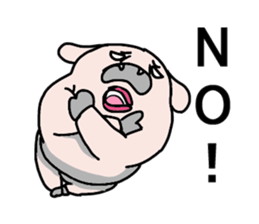 Pig face only sticker #9509873