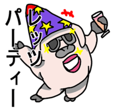 Pig face only sticker #9509884