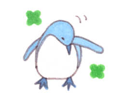 Penguin ha kawaii sticker #9509989