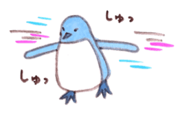 Penguin ha kawaii sticker #9510006