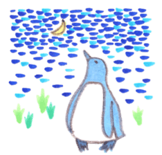 Penguin ha kawaii sticker #9510011