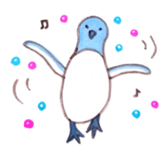 Penguin ha kawaii sticker #9510018